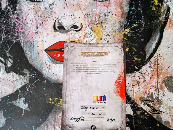 Image 1 of GONGAS - Il vintage è meglio - Tela d'artista