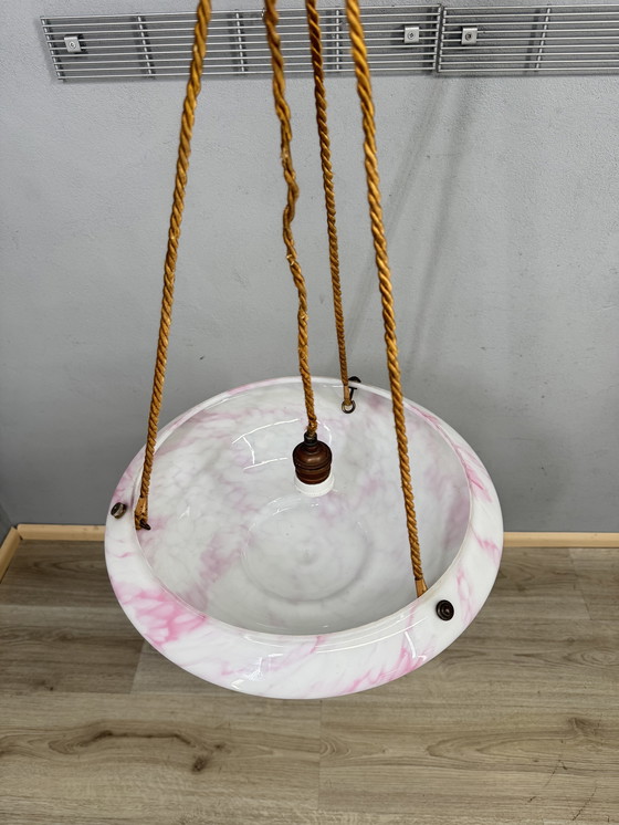 Image 1 of Lampada a sospensione Art Déco - Romantic Pink Swirl