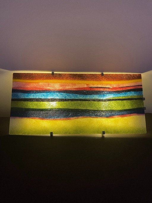 GYLLEN Vintage IKEA Wandlampe – Farbenfrohes Design – Regenbogenfarbene Dekoration