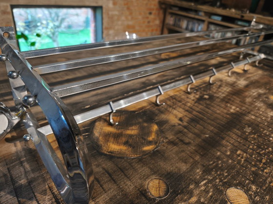 Image 1 of Perchero de tren Bauhaus 1940-50 extra ancho