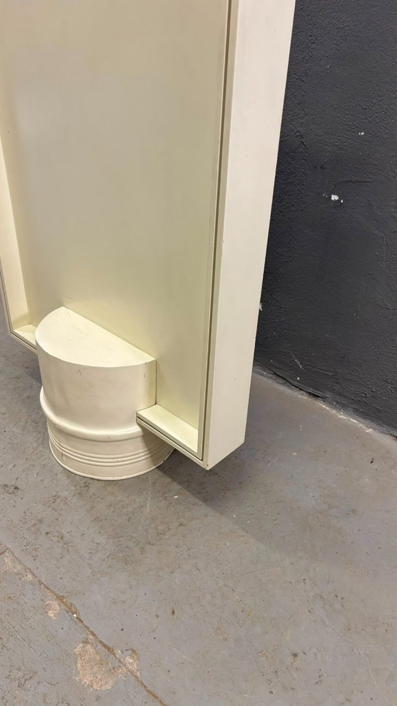 Image 1 of Mid-Century Modern Double-Sided Hall Stand with Mirror & Coat Hooks, 1960s, Europe