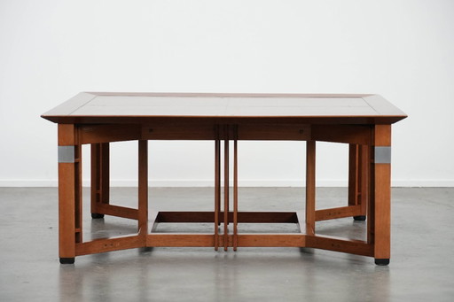 Grande table basse carrée de style Art déco, signée Schuitema et issue de la série Decoforma.