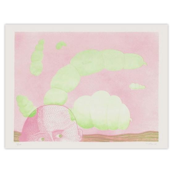 Image 1 of Robert MALAVAL Les transparents Serigrafia firmata 1975