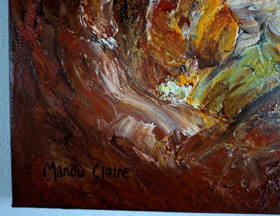 Manou Claire - Colours of Autumn, Paintings & Drawings, Wood, Canvas, Brown (photo 7 of 8)