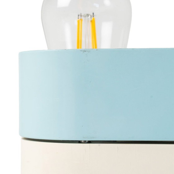 "Transistor" Tischlampe, Italien, 1980 – Tischlampen, Metal, Wood (photo 6 of 6)