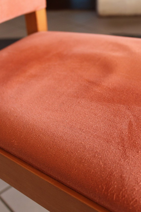 Image 1 of Design eettafel en stoelen - hoogwaardig hout