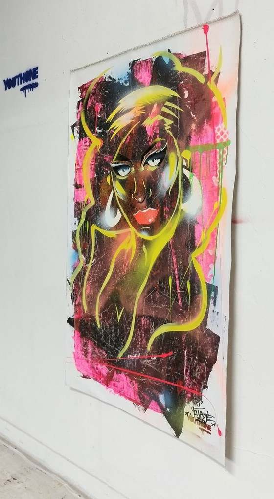 Image 1 of YOUTHONE - Black is back - Toile d'artiste
