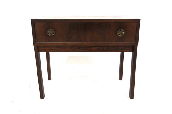 Commode Scandinave en Palissandre, Suède, 1960s, Métal, Scandinavian (photo 2 sur 4)