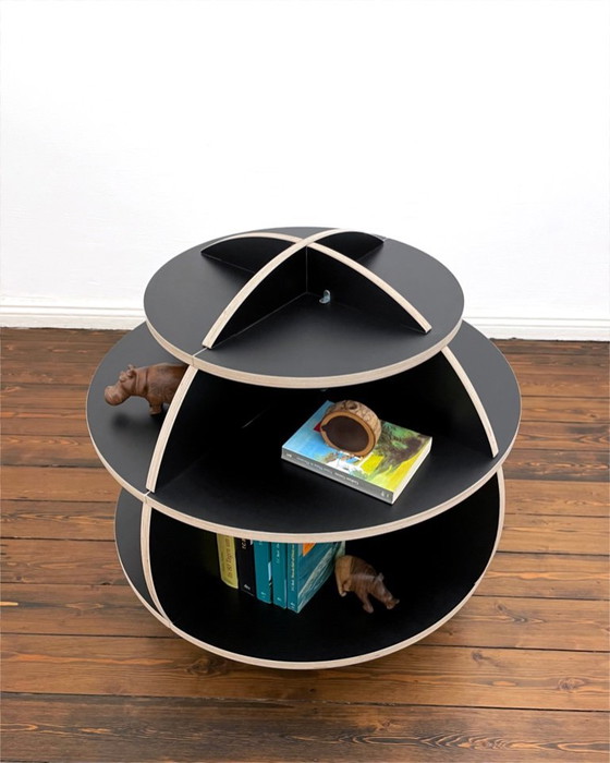 Image 1 of Estantería de pie Disko negra de ellips design