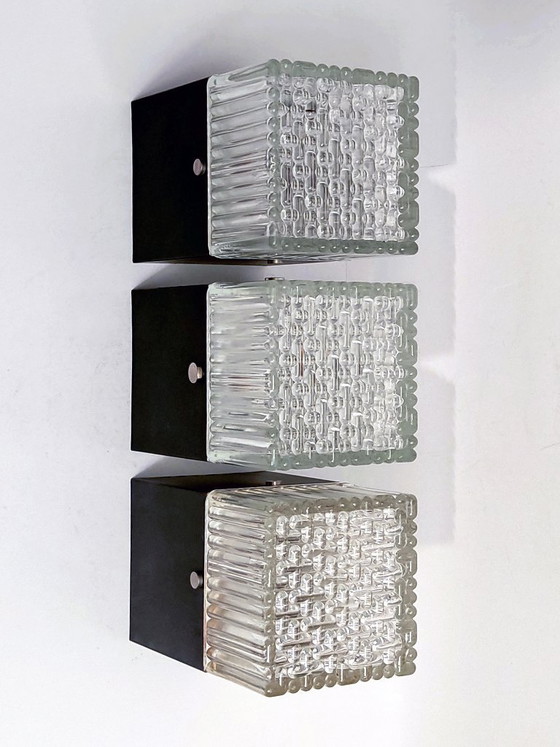 Plafonniers Forme Cubique Années 60 – Metal (photo 11 of 24)