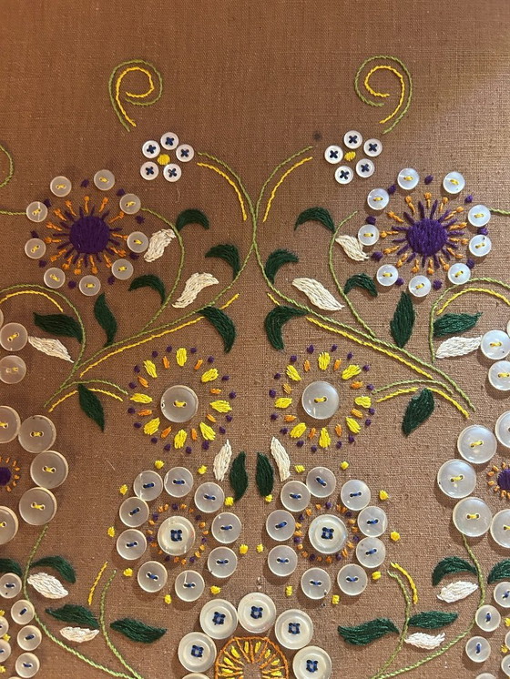 Image 1 of geborduurde afbeelding 1970