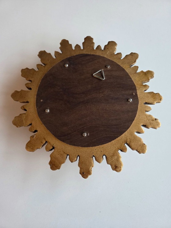 Image 1 of Small Vintage Sunburst sun mirror