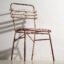 Antique red and white terrace chairs (c.1920). Set of 4 pieces – Garden chairs, Wood, Iron (photo 39 of 40)