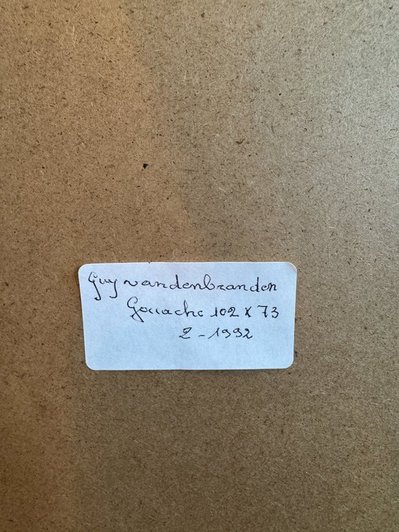 Image 1 of Guy Vandenbranden - Gouache on Paper 