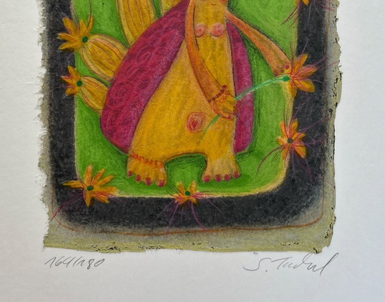 Image 1 of Zeefdruk Sabine Tuchel 