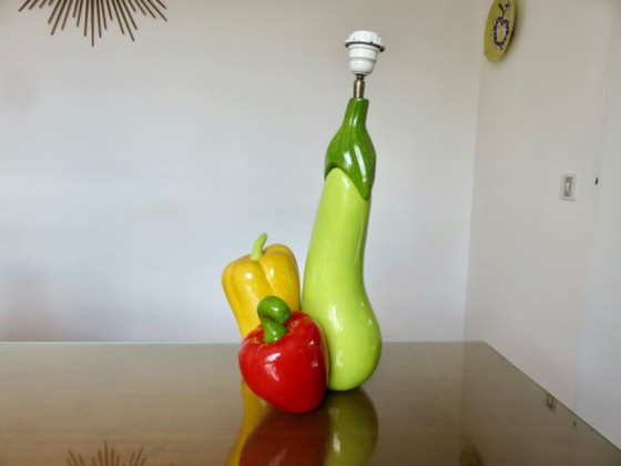 Image 1 of Very large ceramic lamp by François Chatain, France, 80s