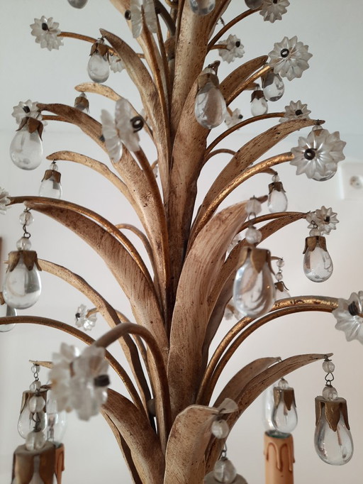 Neoclassical chandelier 1950 maison bagues , paris