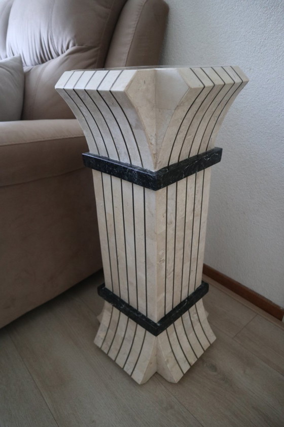 Image 1 of Maitland Smith Tesselated Pie Stall - Usa, 1980s