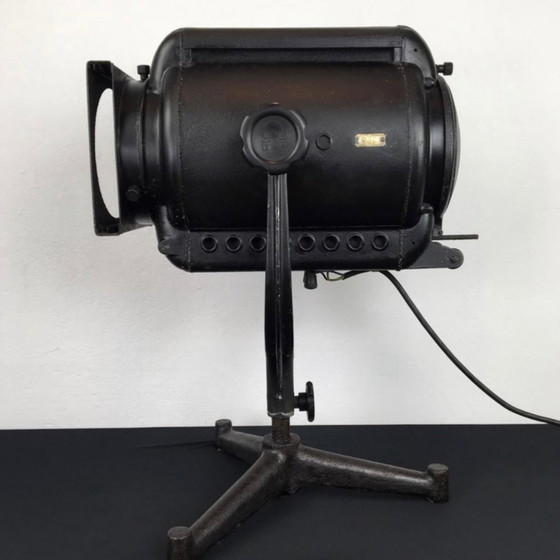 Image 1 of Large 1950s ADB Theater Spot on Foot - Working Condition