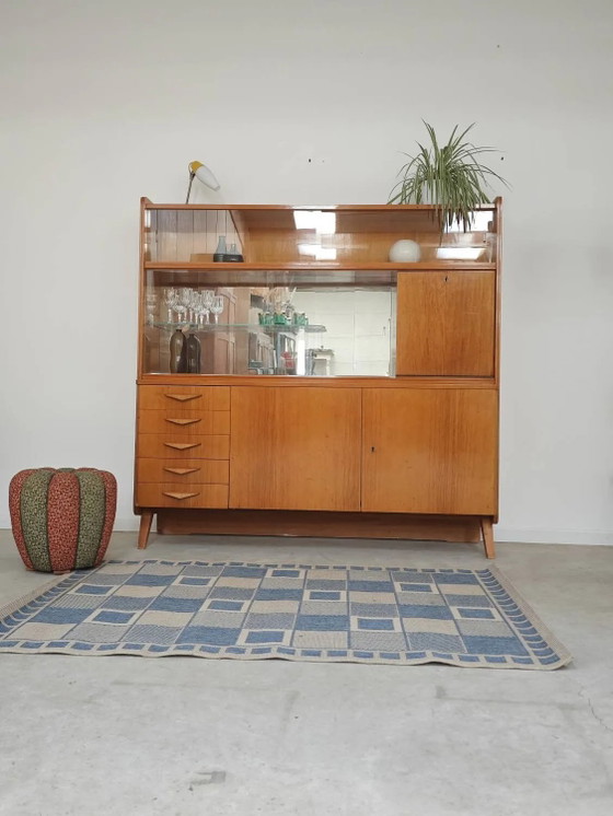 Vetrina ceca vintage di Frantisek Jirak per Tatra 1960 – Tatra Nábytok, Armadi contenitori, Wood, Glass (photo 14 of 27)