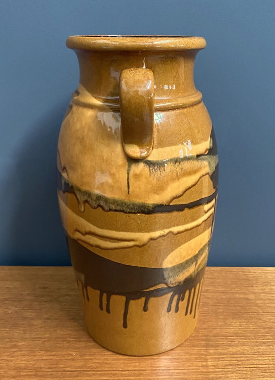 Image 1 of Xl Scheurich vase brown model 220-44 1970s