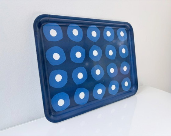 Bandeja IKEA PILLERSTARR, diseño gráfico azul, Accesorios de mesa, Plástico, Modern (foto 6 de 14)