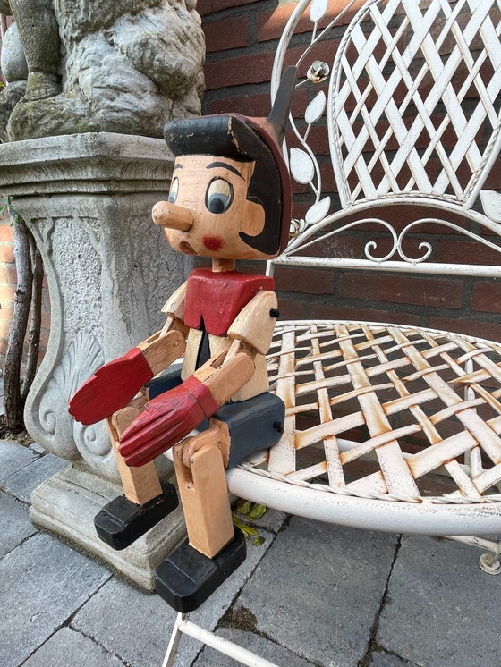 Image 1 of Charmante und nostalgische Holzfigur: „Pinocchio“