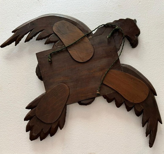 Image 1 of Sculpture d'aigle avec miroir