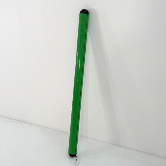 Image 1 of Green Tube Neon Lamp, 1980s