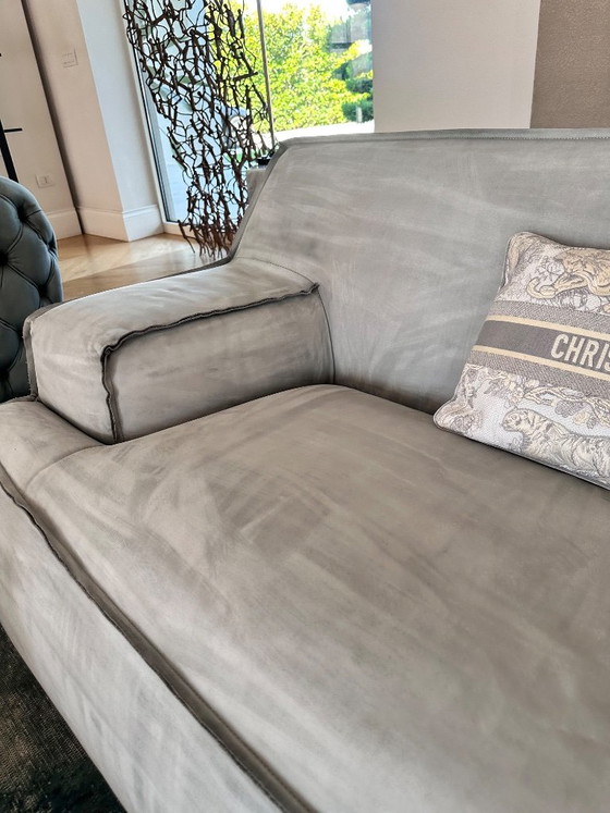 Baxter Damasco Love Seat – Paola Navone – 2 Available – 2 seaters, Leather (photo 5 of 5)