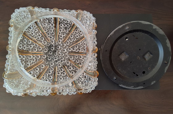 Image 1 of Wunderschöne Deckenleuchte mit Blasenglas, Maison Limburg J60/70 Helena Tynell Stil