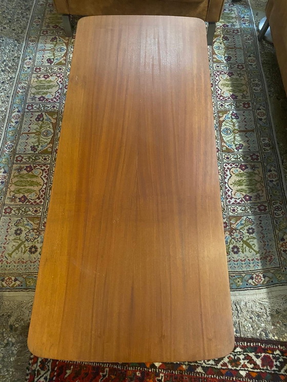 Image 1 of Mahonie-Houten-Salontafel aus der Mitte des Jahrhunderts 