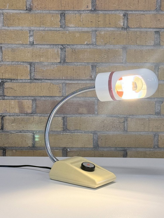 STC Space Age Bureaulamp, Hong Kong, Jaren 70 – Bureaulampen, Metal, Plastic (photo 4 of 12)