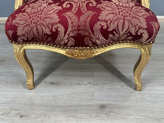 Image 1 of Poltrona in stile Luigi XV