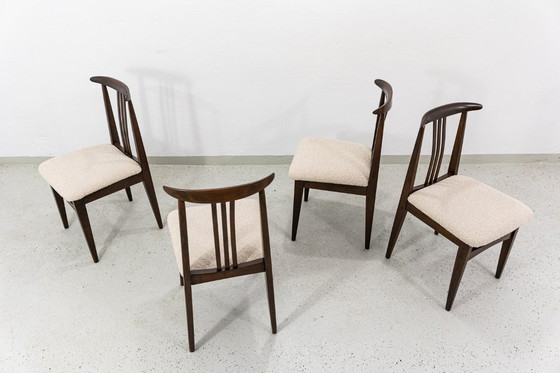 Image 1 of VENTE Ensemble de 4 chaises de salle à manger de M. Zieliński, années 1960