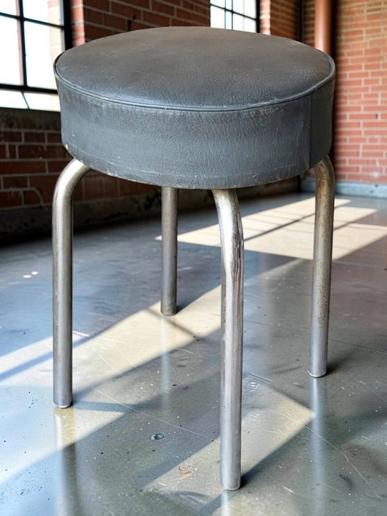 Industrial stool 1950 – Metal, Industrieel (photo 4 of 7)