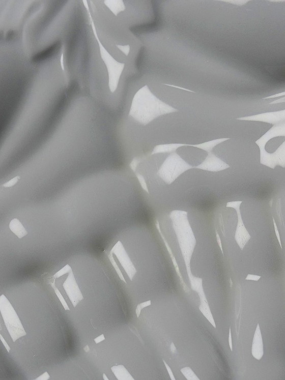 Image 1 of Georges Sand hand-held valet tray after Cocteau, GDA Limoges, unsigned