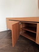 Design Dressoir / Lowboard Teak & Aluminium