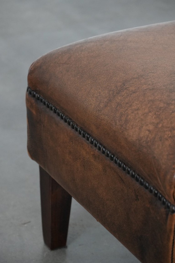 Image 1 of Schapenleren hocker