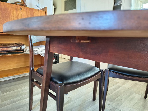 Image 1 of Vintage Round/Oval Danish Design Dining Table