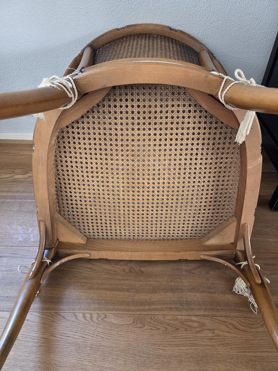 Image 1 of Vintage faux bamboo chair in Louis XV style