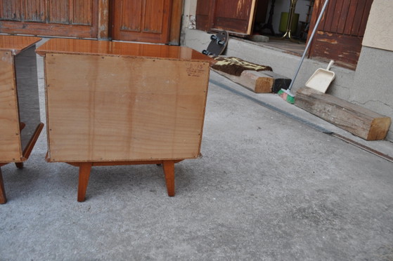 Comodini Mid-Century, anni '50, set di 2 – Legno, Mid Century Modern (photo 7 of 8)