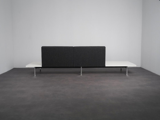 2-zitsbank met bijzettafels van George Nelson voor Herman Miller, USA, jaren 60 – II – 2 zitsbanken, Wool (photo 4 of 8)