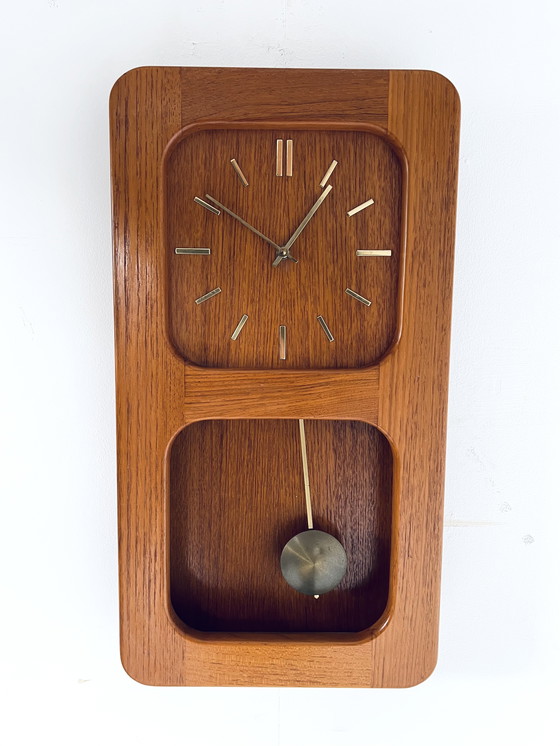 Image 1 of Vintage teak wall clock, DANclock '70