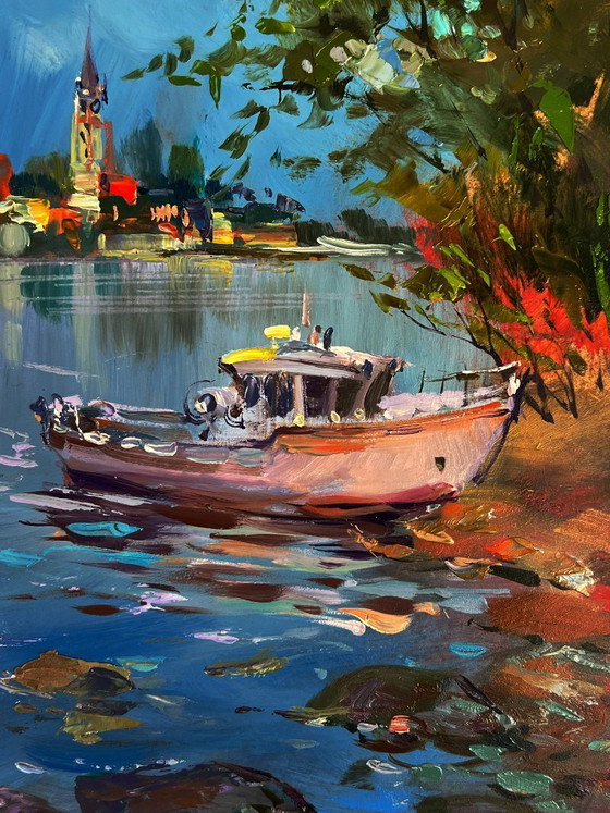 Image 1 of Un bateau près du rivage