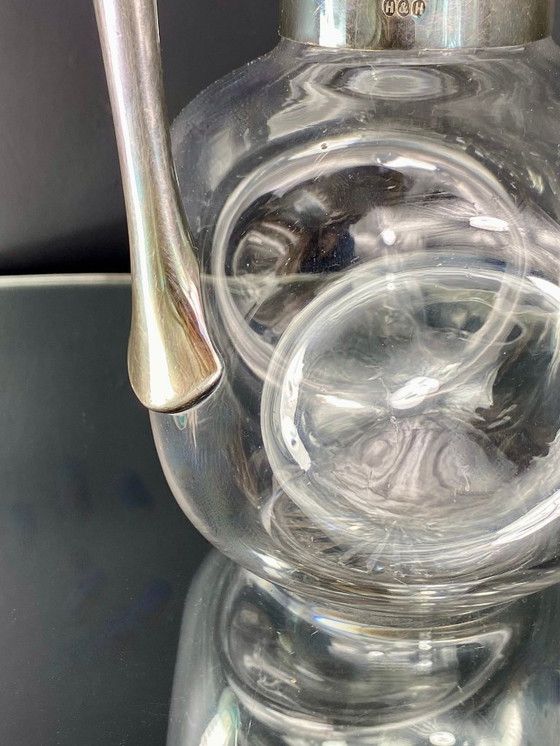 Image 1 of Hukin & Heath Verzilverde Karaf by Christopher Dresser