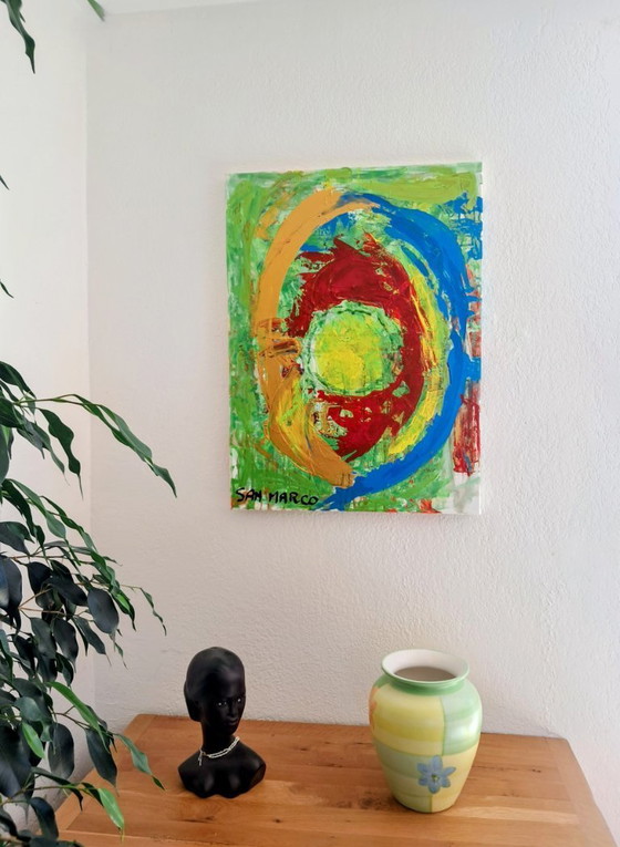Image 1 of Enzo SAN MARCO - Cyclonic Mood - Artist painting