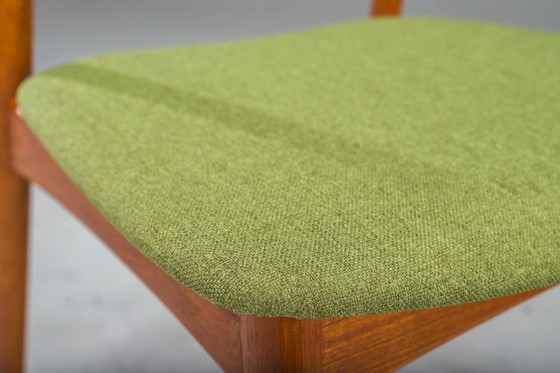 Image 1 of Set eetkamerstoelen van teak toegeschreven aan R. Borregaard voor Viborg, 1970