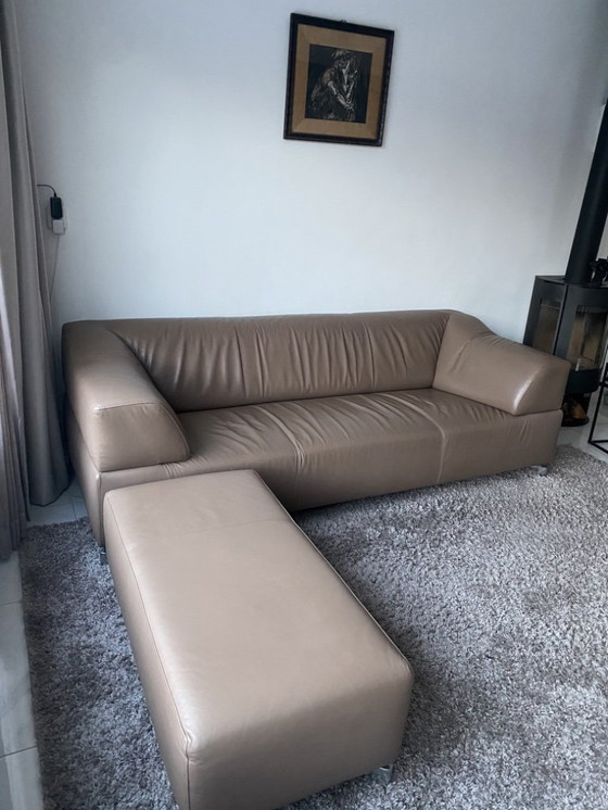 Image 1 of Leolux Sofa + Pouf