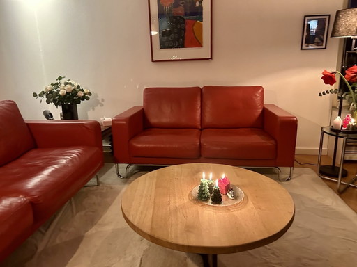 Dutch Originals 2 leather sofas Gispen